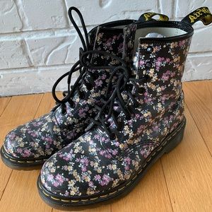 Dr. Martens Floral Boots